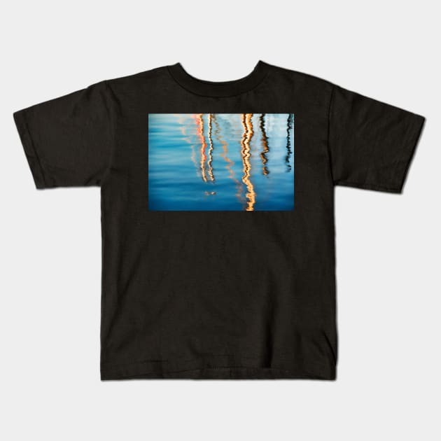 Abstracts from the sea #2 Kids T-Shirt by stephenignacio